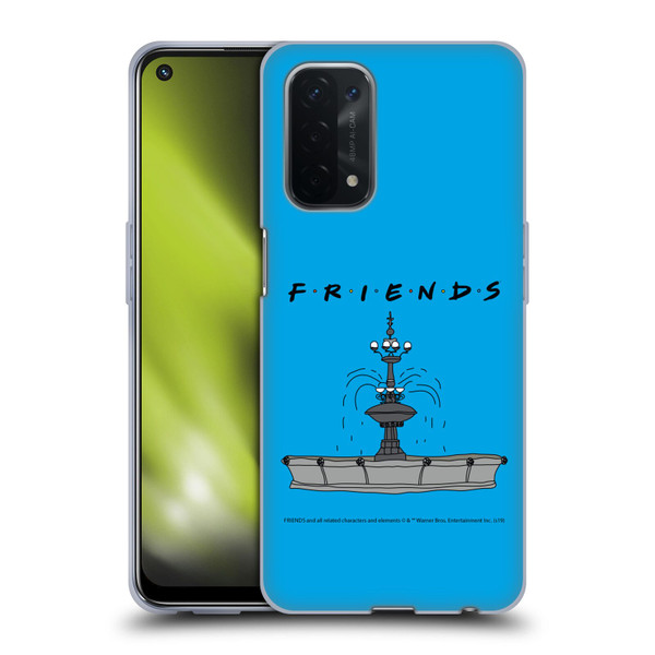 Friends TV Show Iconic Fountain Soft Gel Case for OPPO A54 5G