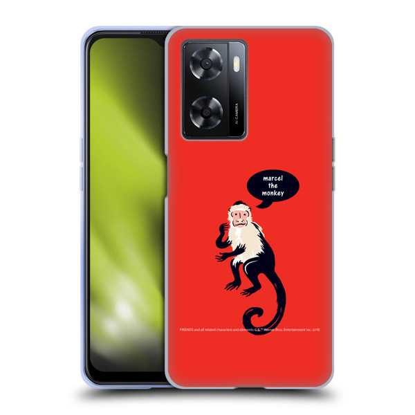 Friends TV Show Iconic Marcel The Monkey Soft Gel Case for OPPO A57s