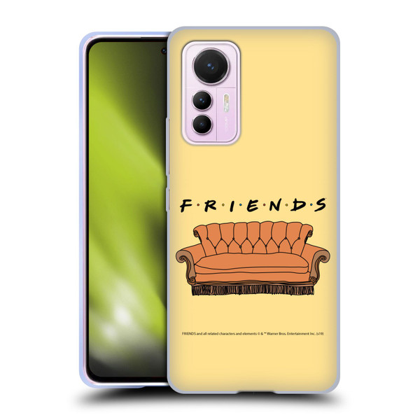 Friends TV Show Iconic Couch Soft Gel Case for Xiaomi 12 Lite