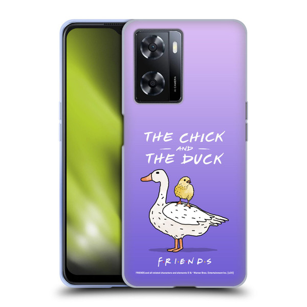 Friends TV Show Key Art Chick And Duck Soft Gel Case for OPPO A57s