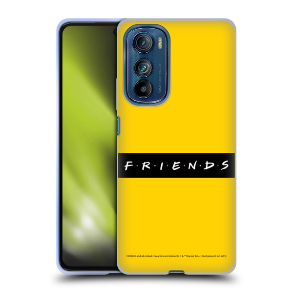 Friends TV Show Logos Pattern Soft Gel Case for Motorola Edge 30