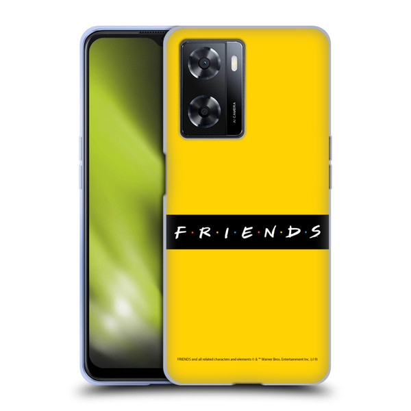 Friends TV Show Logos Pattern Soft Gel Case for OPPO A57s