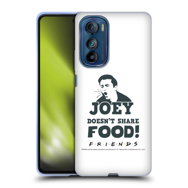 Friends TV Show Quotes Joey Food Soft Gel Case for Motorola Edge 30