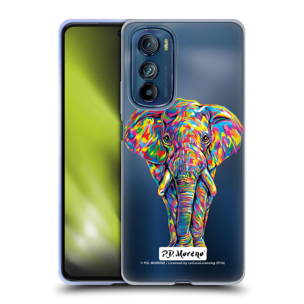 P.D. Moreno Animals Elephant Soft Gel Case for Motorola Edge 30