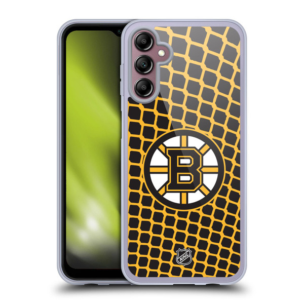 NHL Boston Bruins Net Pattern Soft Gel Case for Samsung Galaxy A14 5G
