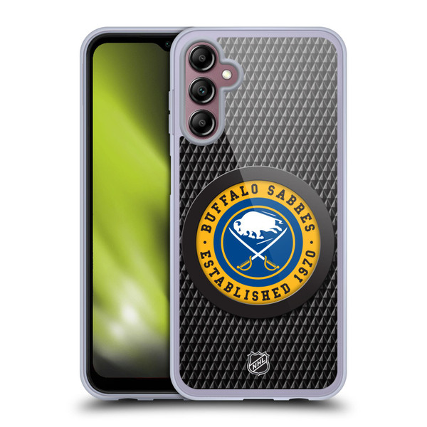 NHL Buffalo Sabres Puck Texture Soft Gel Case for Samsung Galaxy A14 5G