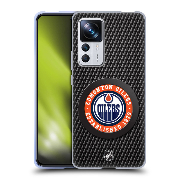 NHL Edmonton Oilers Puck Texture Soft Gel Case for Xiaomi 12T Pro