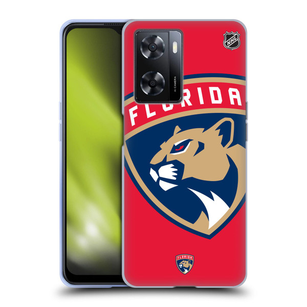 NHL Florida Panthers Oversized Soft Gel Case for OPPO A57s