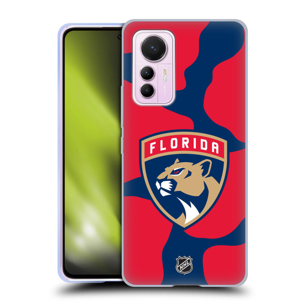 NHL Florida Panthers Cow Pattern Soft Gel Case for Xiaomi 12 Lite