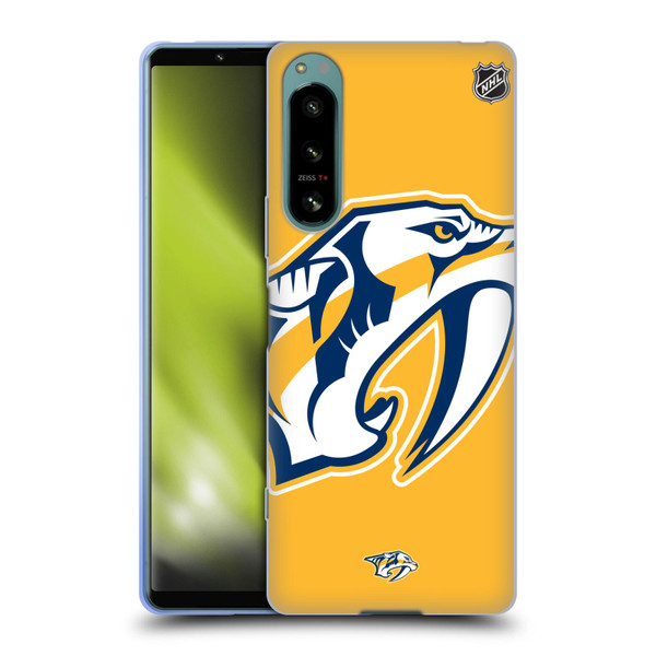 NHL Nashville Predators Oversized Soft Gel Case for Sony Xperia 5 IV