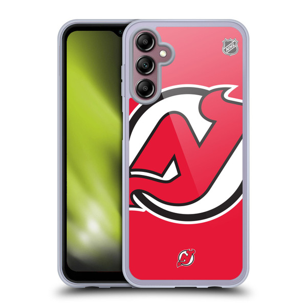 NHL New Jersey Devils Oversized Soft Gel Case for Samsung Galaxy A14 5G
