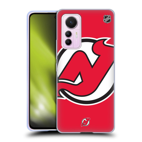 NHL New Jersey Devils Oversized Soft Gel Case for Xiaomi 12 Lite