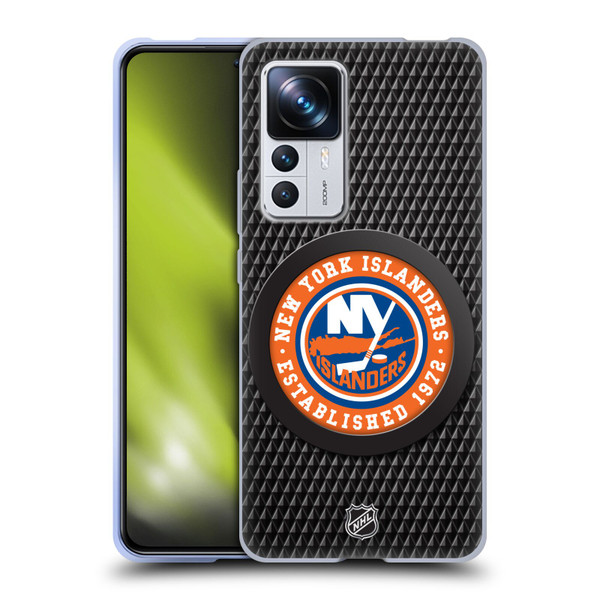NHL New York Islanders Puck Texture Soft Gel Case for Xiaomi 12T Pro