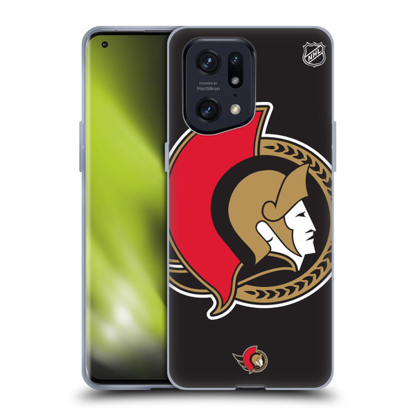 NHL Ottawa Senators Oversized Soft Gel Case for OPPO Find X5 Pro