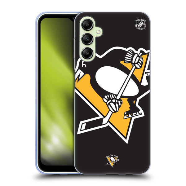 NHL Pittsburgh Penguins Oversized Soft Gel Case for Samsung Galaxy A14 5G