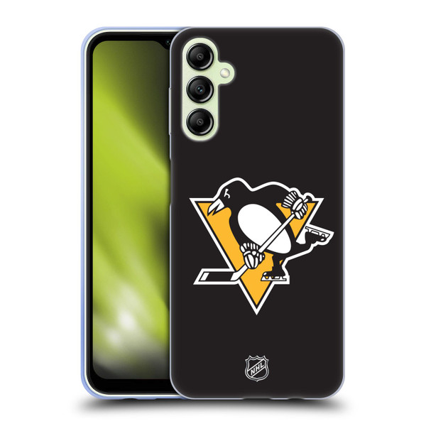 NHL Pittsburgh Penguins Plain Soft Gel Case for Samsung Galaxy A14 5G