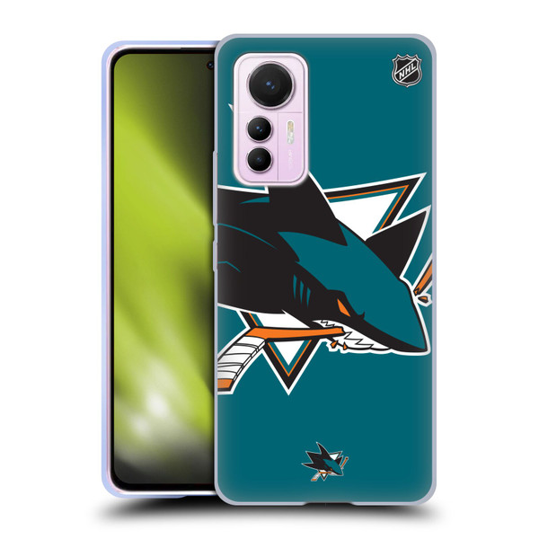 NHL San Jose Sharks Oversized Soft Gel Case for Xiaomi 12 Lite