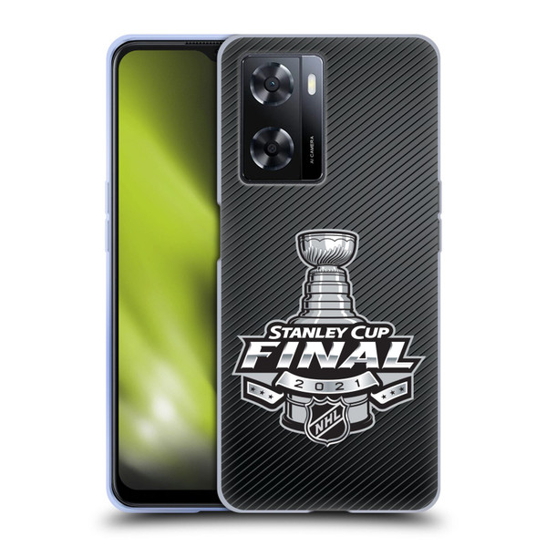 NHL 2021 Stanley Cup Final Stripes Soft Gel Case for OPPO A57s