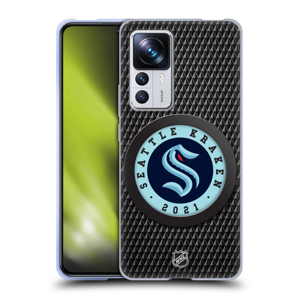 NHL Seattle Kraken Puck Texture Soft Gel Case for Xiaomi 12T Pro