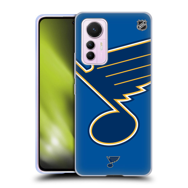 NHL St Louis Blues Oversized Soft Gel Case for Xiaomi 12 Lite