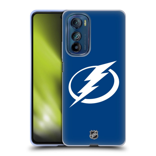 NHL Tampa Bay Lightning Plain Soft Gel Case for Motorola Edge 30