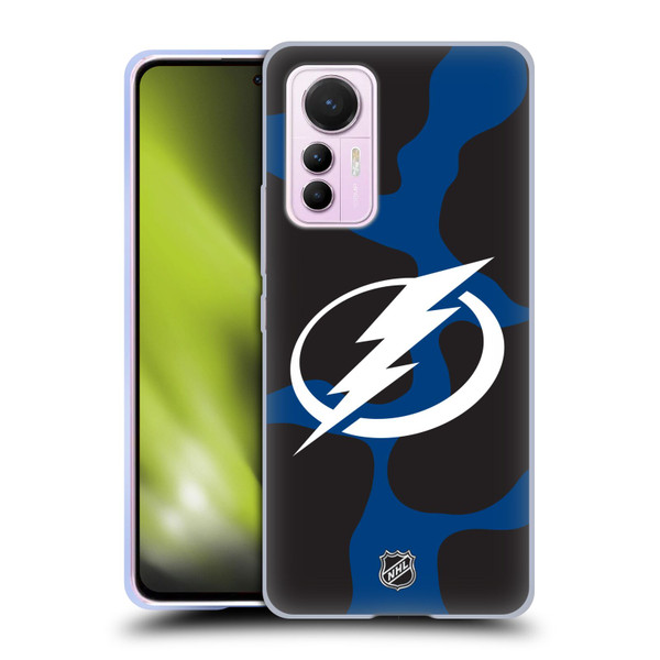 NHL Tampa Bay Lightning Cow Pattern Soft Gel Case for Xiaomi 12 Lite