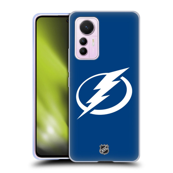 NHL Tampa Bay Lightning Plain Soft Gel Case for Xiaomi 12 Lite