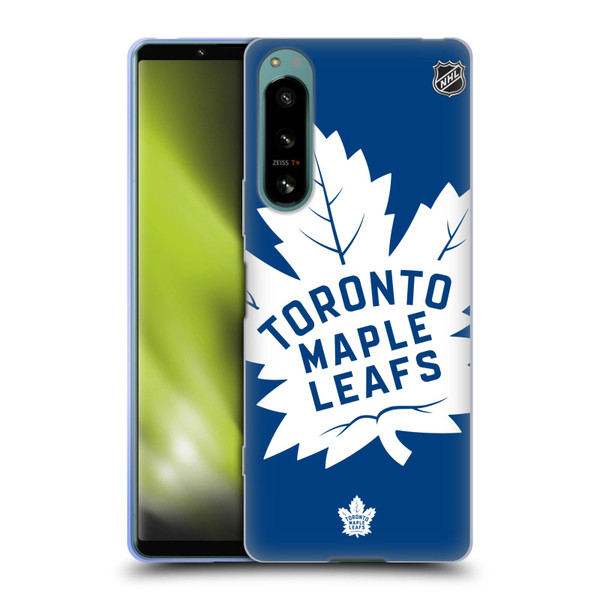 NHL Toronto Maple Leafs Oversized Soft Gel Case for Sony Xperia 5 IV