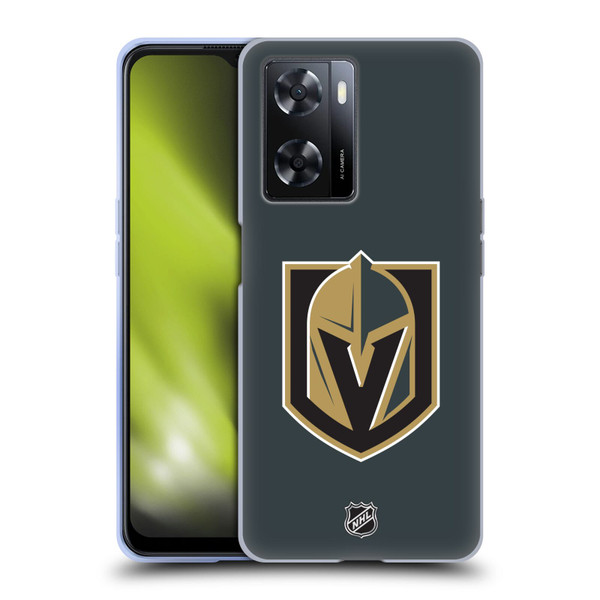 NHL Vegas Golden Knights Plain Soft Gel Case for OPPO A57s