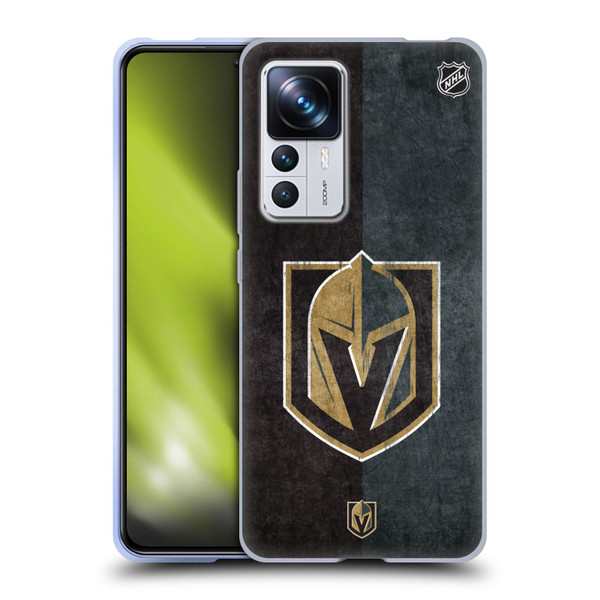 NHL Vegas Golden Knights Half Distressed Soft Gel Case for Xiaomi 12T Pro