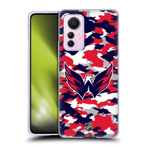 NHL Washington Capitals Camouflage Soft Gel Case for Xiaomi 12 Lite