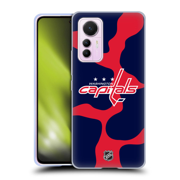 NHL Washington Capitals Cow Pattern Soft Gel Case for Xiaomi 12 Lite