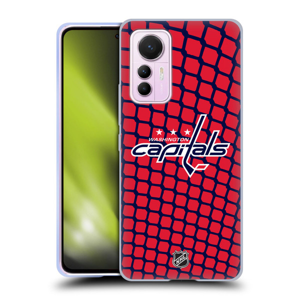 NHL Washington Capitals Net Pattern Soft Gel Case for Xiaomi 12 Lite