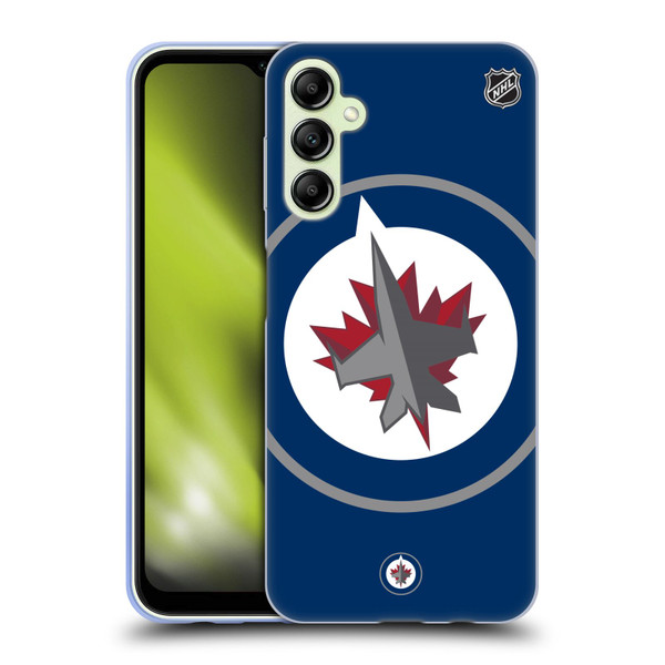NHL Winnipeg Jets Oversized Soft Gel Case for Samsung Galaxy A14 5G