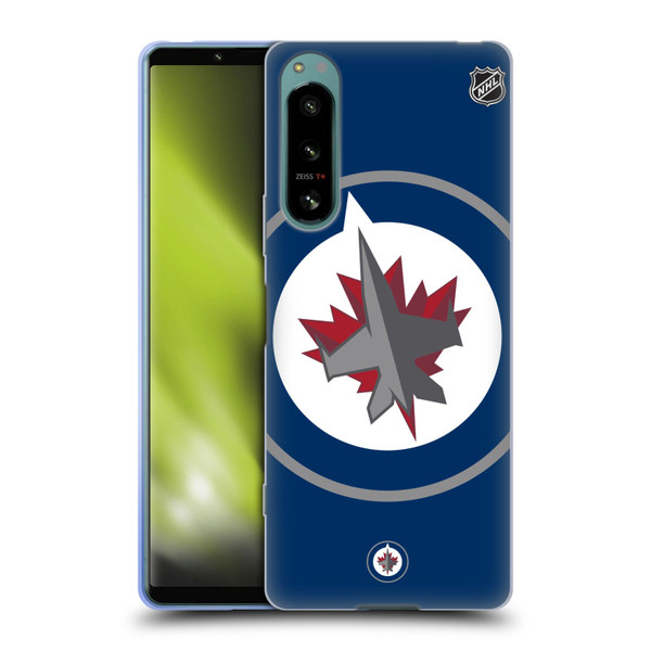 NHL Winnipeg Jets Oversized Soft Gel Case for Sony Xperia 5 IV