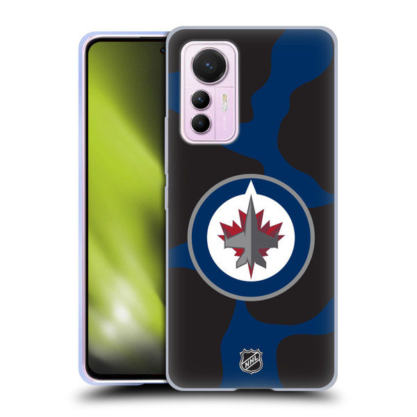 NHL Winnipeg Jets Cow Pattern Soft Gel Case for Xiaomi 12 Lite