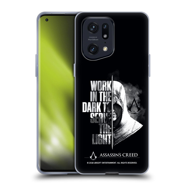 Assassin's Creed Legacy Typography Half Soft Gel Case for OPPO Find X5 Pro