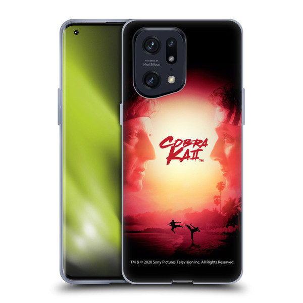 Cobra Kai Graphics 2 Season 2 Poster Soft Gel Case for OPPO Find X5 Pro