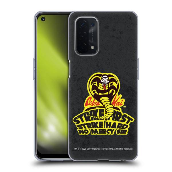 Cobra Kai Graphics 2 Strike Hard Logo Soft Gel Case for OPPO A54 5G
