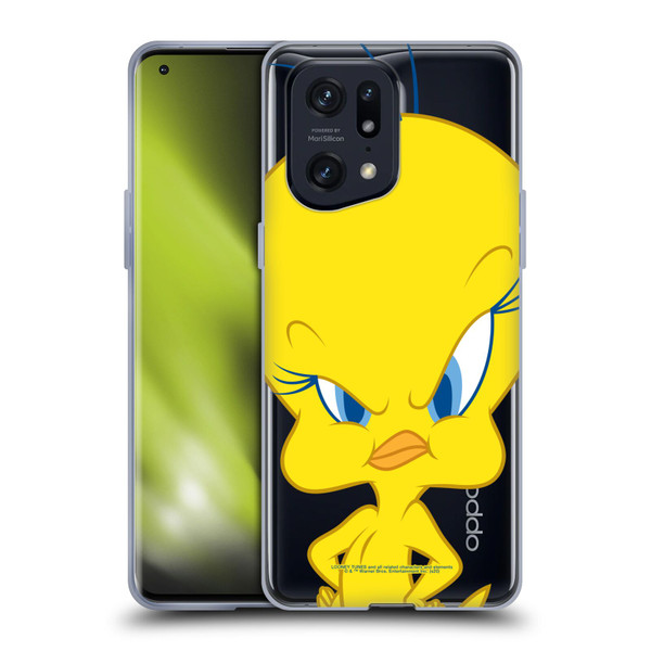 Looney Tunes Characters Tweety Soft Gel Case for OPPO Find X5 Pro