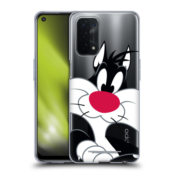 Looney Tunes Characters Sylvester The Cat Soft Gel Case for OPPO A54 5G