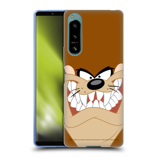 Looney Tunes Full Face Tasmanian Devil Soft Gel Case for Sony Xperia 5 IV