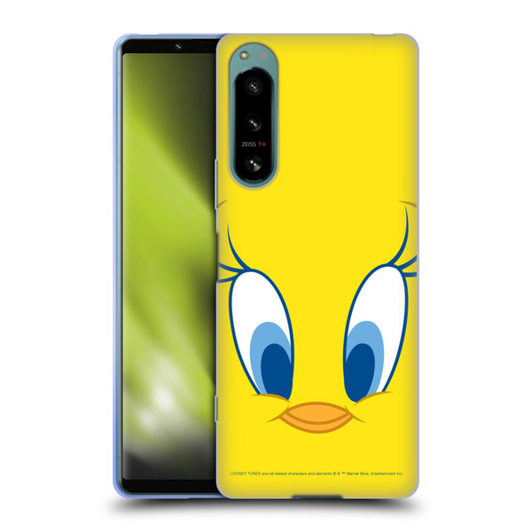 Looney Tunes Full Face Tweety Soft Gel Case for Sony Xperia 5 IV