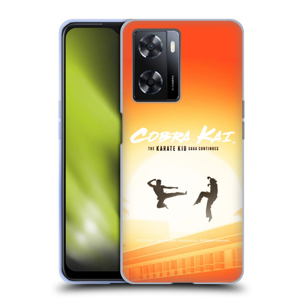 Cobra Kai Graphics Karate Kid Saga Soft Gel Case for OPPO A57s