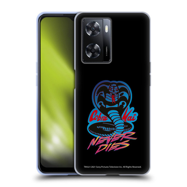 Cobra Kai Key Art Never Dies Logo Soft Gel Case for OPPO A57s