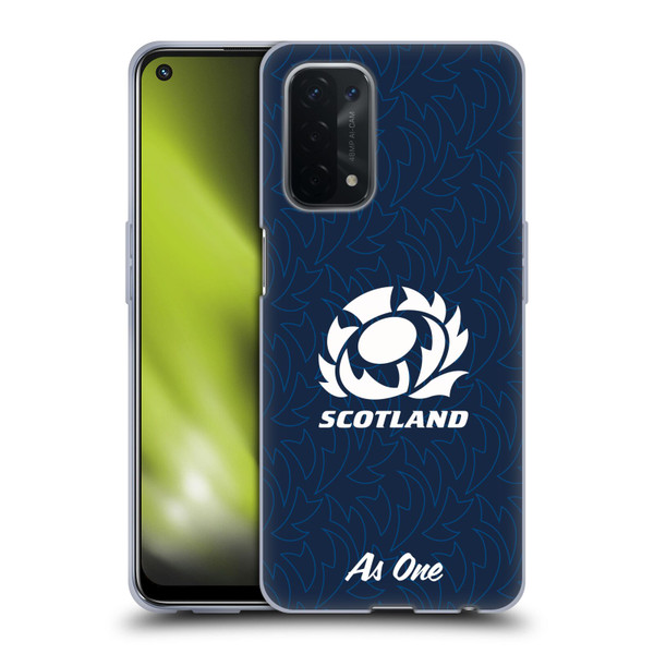 Scotland Rugby Graphics Pattern Soft Gel Case for OPPO A54 5G