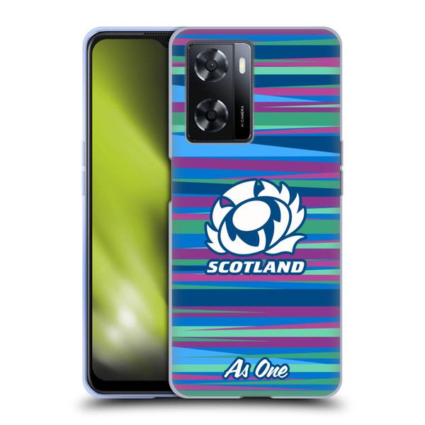 Scotland Rugby Graphics Training Pattern Soft Gel Case for OPPO A57s