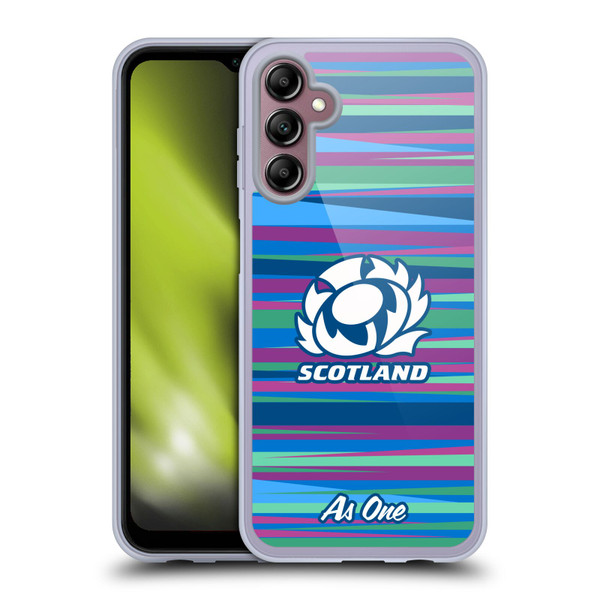 Scotland Rugby Graphics Training Pattern Soft Gel Case for Samsung Galaxy A14 5G