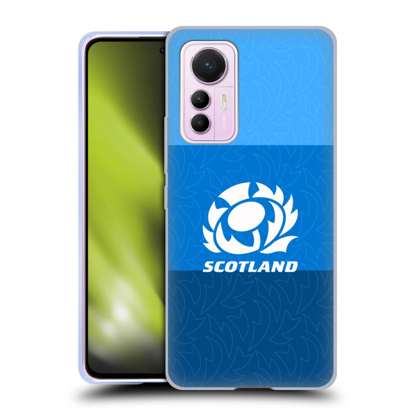 Scotland Rugby Graphics Stripes Pattern Soft Gel Case for Xiaomi 12 Lite