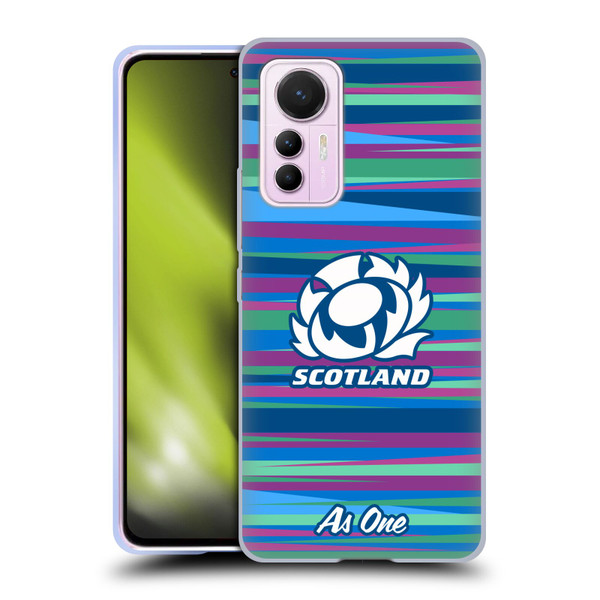 Scotland Rugby Graphics Training Pattern Soft Gel Case for Xiaomi 12 Lite